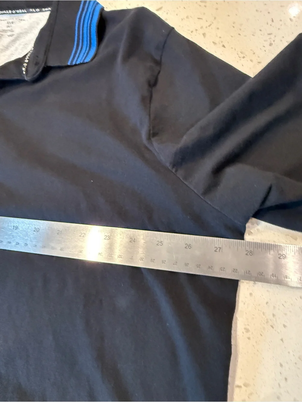 Others Follow Navy Polo with Blue Trim